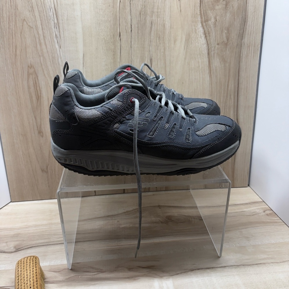 Gray and Black Athletic Sneakers - Picture 6 of 7